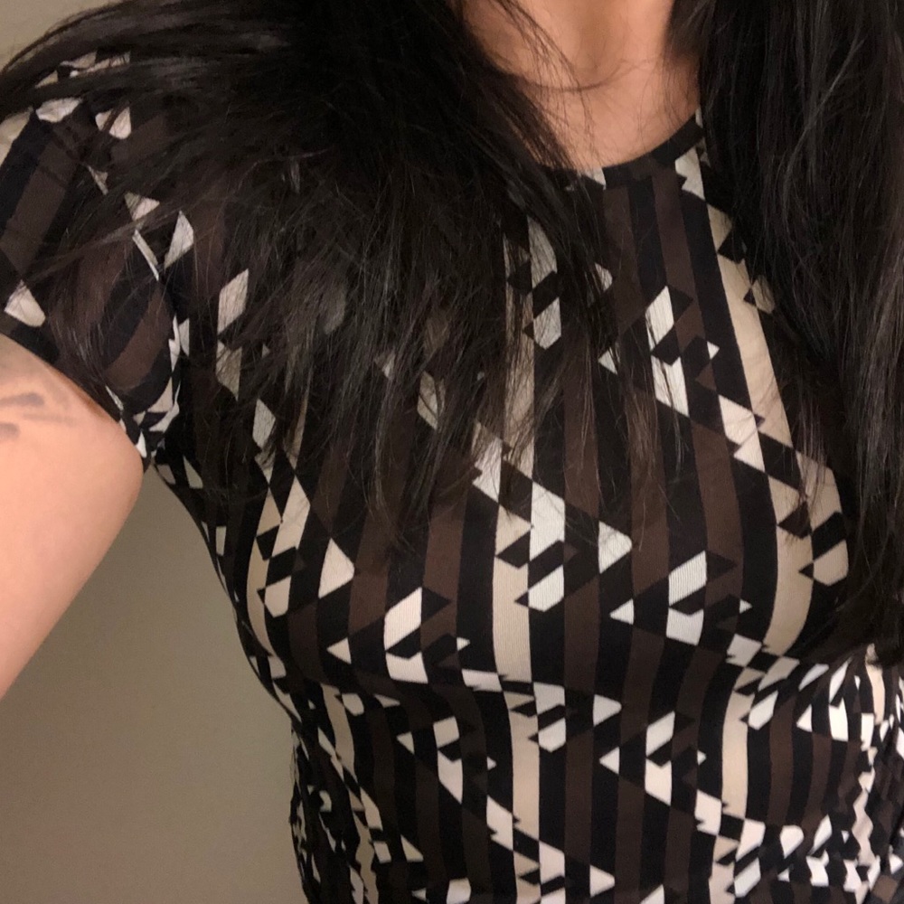 Fendi Nylon sheer top